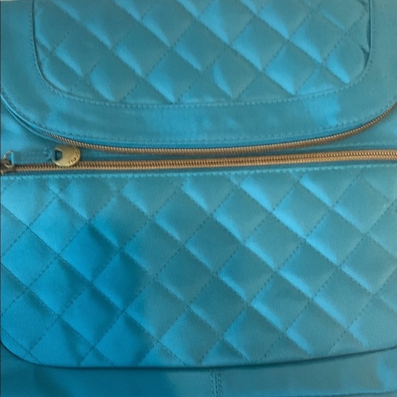 Travelon RFID Nylon Teal Blue Shoulder/ Crossbody Bag Travel Bag - Picture 3 of 10
